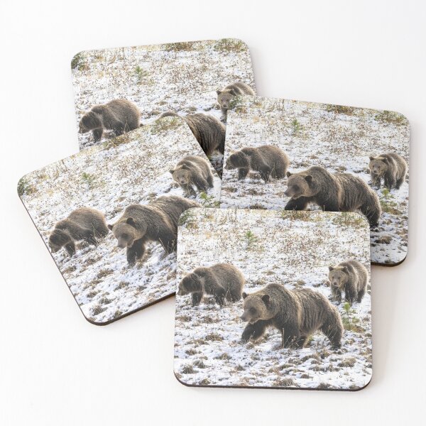 Item preview, Adult Grizzly Bear and Cubs designed and sold by Don Arsenault.