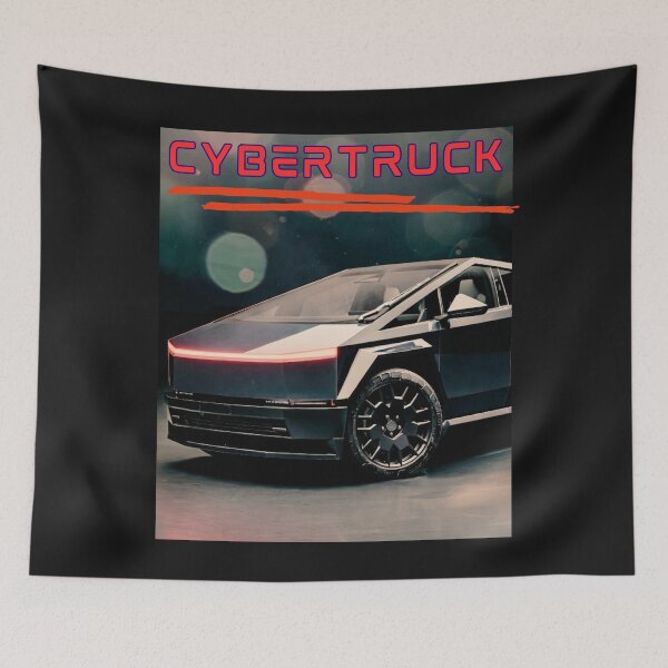 Item preview, cybertruck artwork designed and sold by TEEJAMBOREE.