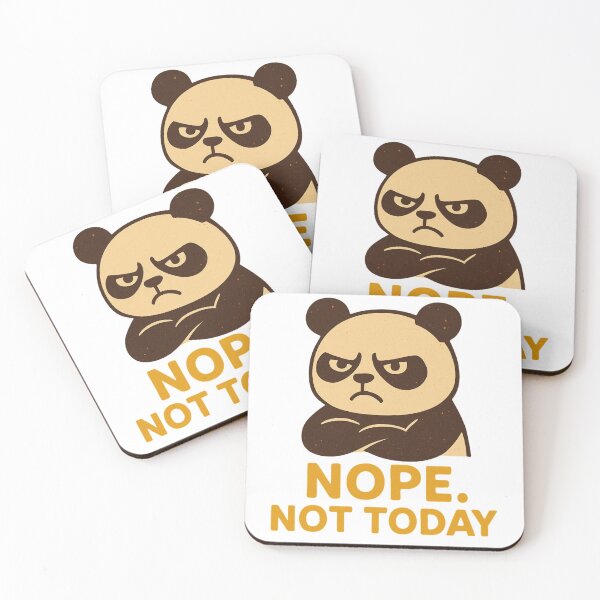 Item preview, Angry Panda Nope Not Today designed and sold by Papier Atelier Art.