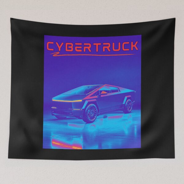 Item preview, cybertruck artwork designed and sold by TEEJAMBOREE.