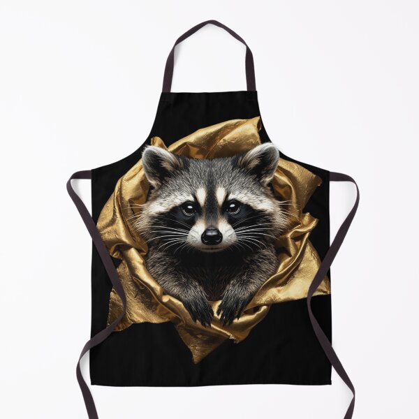 Aperçu de l'œuvre Golden Raccoon Luxury Shirt – Festive End of Year Design créée et vendue par AGHstore.