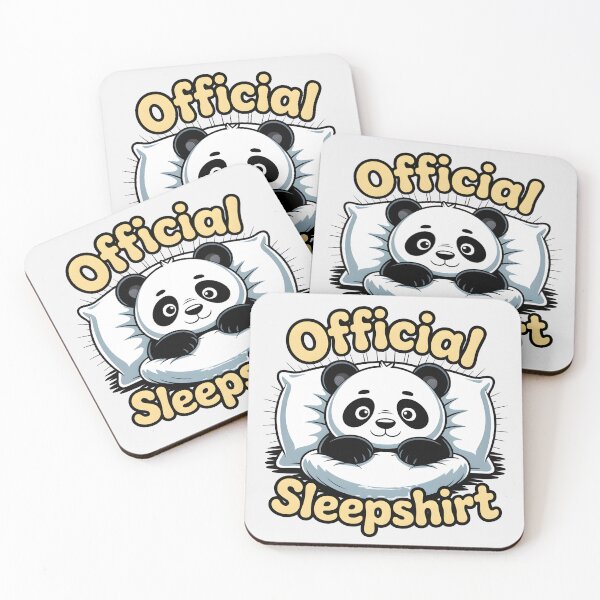 Item preview, Official Sleepshirt – Funny Panda Sleepwear Design designed and sold by SoftyDesigns.