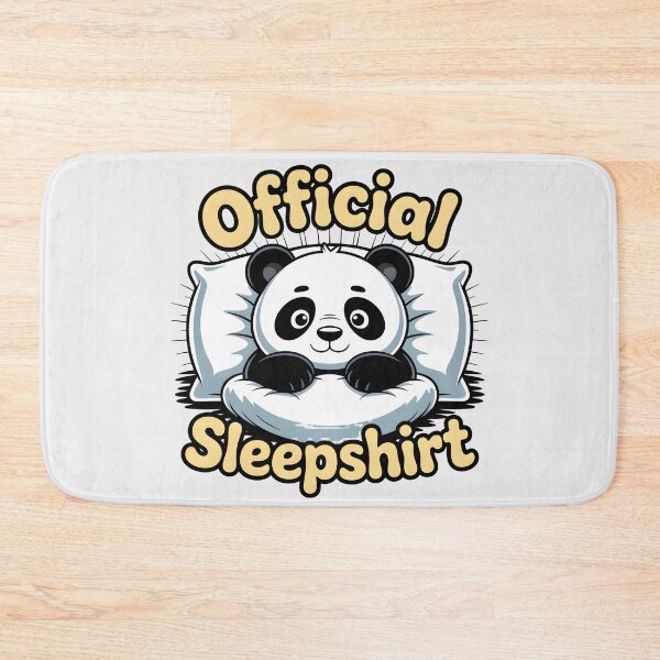 Item preview, Official Sleepshirt – Funny Panda Sleepwear Design designed and sold by SoftyDesigns.