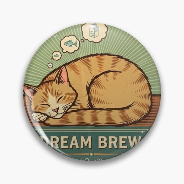 Item preview, Dreaming Cat Pale Ale – Vintage Label designed and sold by Pollock.