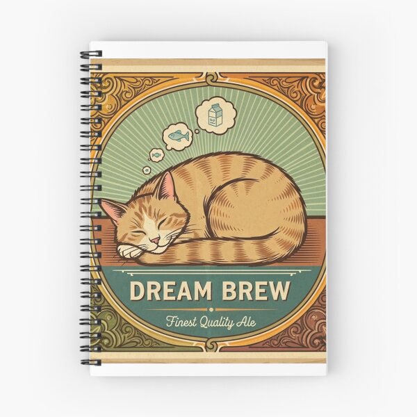 Item preview, Dreaming Cat Pale Ale – Vintage Label designed and sold by Pollock.