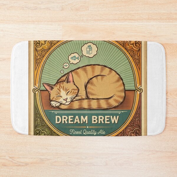 Item preview, Dreaming Cat Pale Ale – Vintage Label designed and sold by Pollock.