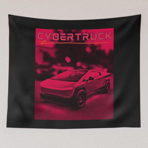 Item preview, cybertruck artwork designed and sold by TEEJAMBOREE.