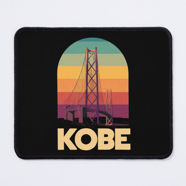 Item preview, Kobe, Japan Bridge at a retro sunset – Minimalist cityscape designed and sold by Meiersbeste.