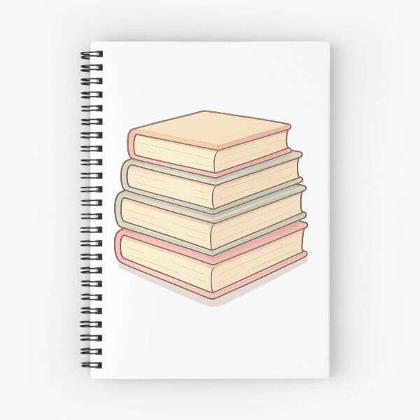 Item preview, Cute Pastel Book Stack Illustration - Cozy Books Pile for Book Lovers and Readers designed and sold by DesignRush786.