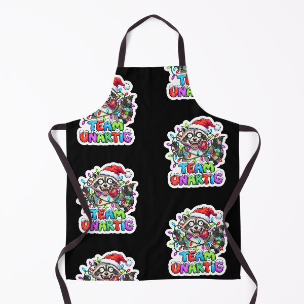 Item preview, Team Naughty Crazy Christmas Raccoon designed and sold by Neon_Soraya.