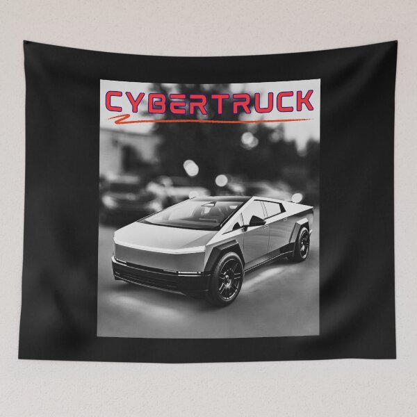 Item preview, cybertruck artwork designed and sold by TEEJAMBOREE.
