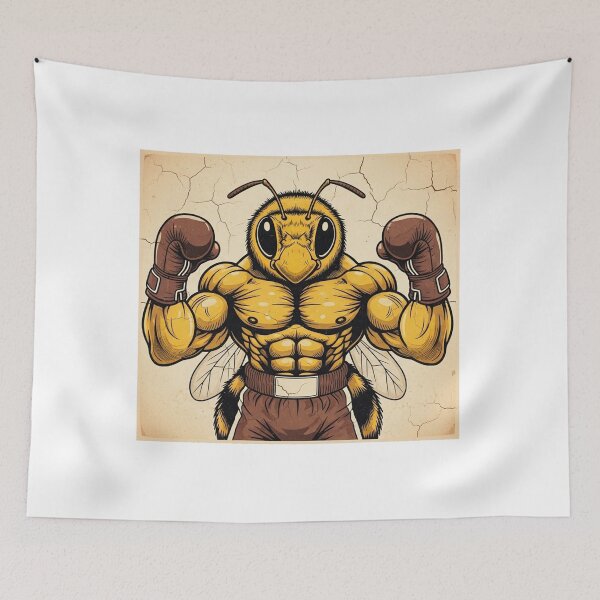 Item preview, Fighting Bee Cartoon designed and sold by Pollock.