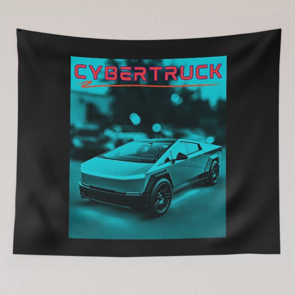 Item preview, cybertruck artwork designed and sold by TEEJAMBOREE.