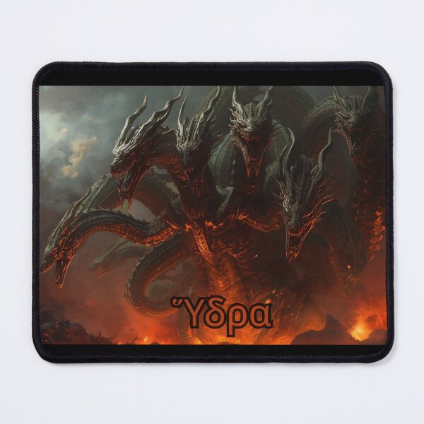 Item preview, “Hydra — The Many-Headed Terror” designed and sold by GreennieArt.