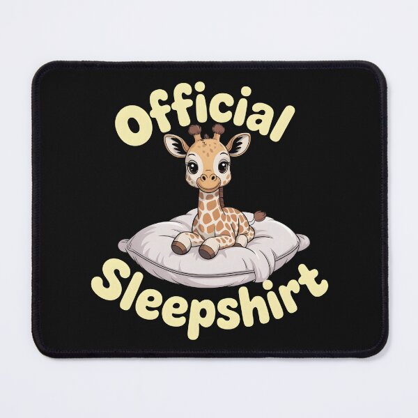 Item preview, Sleep Mode Activated – Giraffe Edition designed and sold by SoftyDesigns.