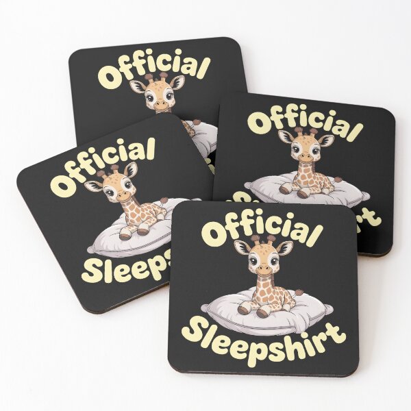 Item preview, Sleep Mode Activated – Giraffe Edition designed and sold by SoftyDesigns.