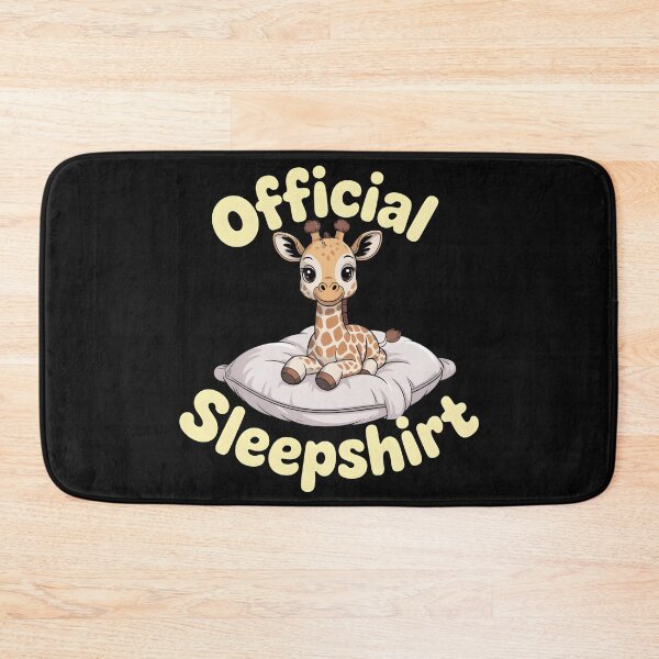 Item preview, Sleep Mode Activated – Giraffe Edition designed and sold by SoftyDesigns.