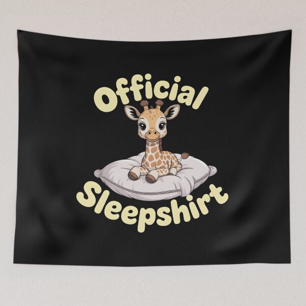 Item preview, Sleep Mode Activated – Giraffe Edition designed and sold by SoftyDesigns.