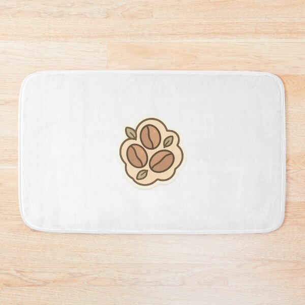 Item preview, Cute Coffee Beans Flower Illustration - Adorable Coffee Beans with Leaves Art designed and sold by DesignRush786.