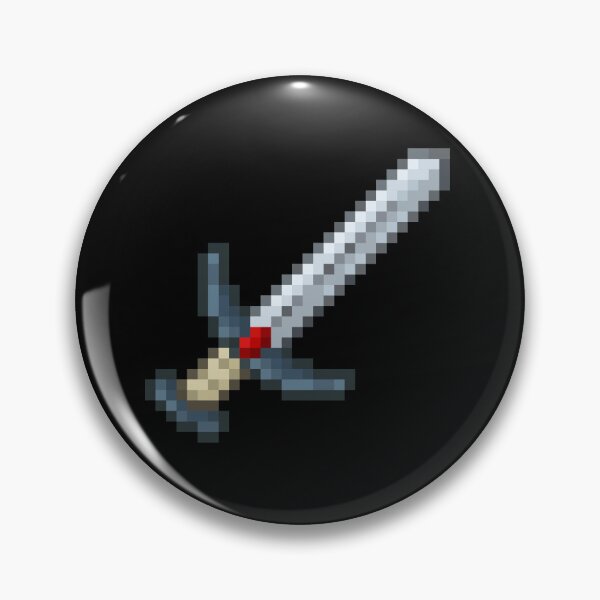 Item preview, Metal sword, pixel art illustration designed and sold by Judith RS.
