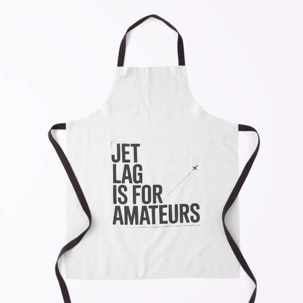 Item preview, JET LAG IS FOR AMATEURS – Modern Typographic Travel Design designed and sold by MarkedArtPrints.
