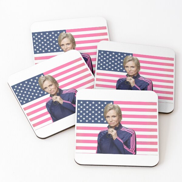 Item preview, Sue Sylvester with the American Flag designed and sold by peachkeen88.