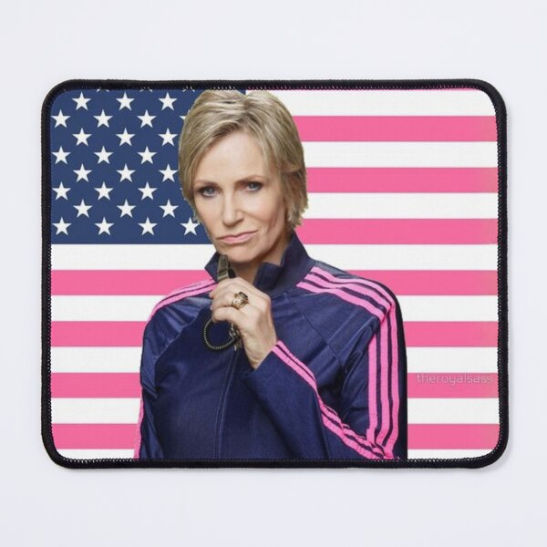 Item preview, Sue Sylvester with the American Flag designed and sold by peachkeen88.