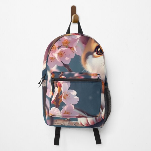Item preview, Charming Fox Under Moonlight and Sakura Blooms designed and sold by CASASIS_MERCH.