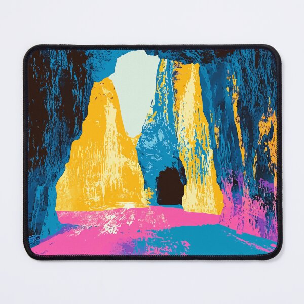 Item preview, Retro Cave Nature Minimalist Abstract Art Illustration designed and sold by LVTFCOarts.