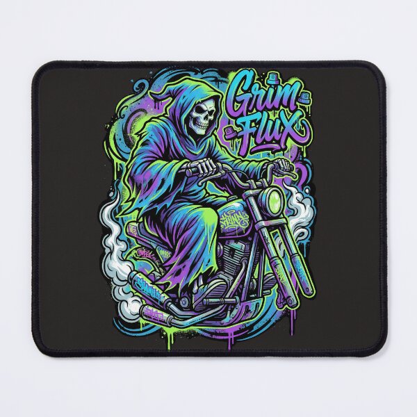 Item preview,  Graffiti Reaper Hoverbike: Urban Streetwear Death Ride designed and sold by Thaivi Design.