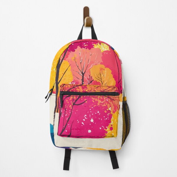 Item preview, House by Fall Lake Nature Minimalist Abstract Art Illustration designed and sold by LVTFCOarts.