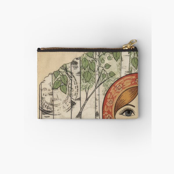 Item preview, Vintage Matryoshka Tea Poster With Birch Forest Flowers designed and sold by CoffeeinBloom.