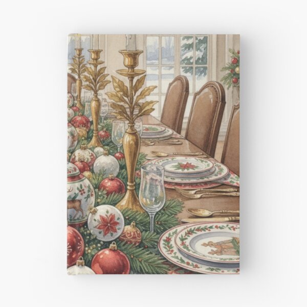 Item preview, Yuletide Grandeur Table – A Classic Christmas Dining Celebration designed and sold by Dream Bloom Gallery.