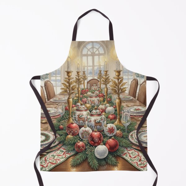 Item preview, Yuletide Grandeur Table – A Classic Christmas Dining Celebration designed and sold by Oonward2021.