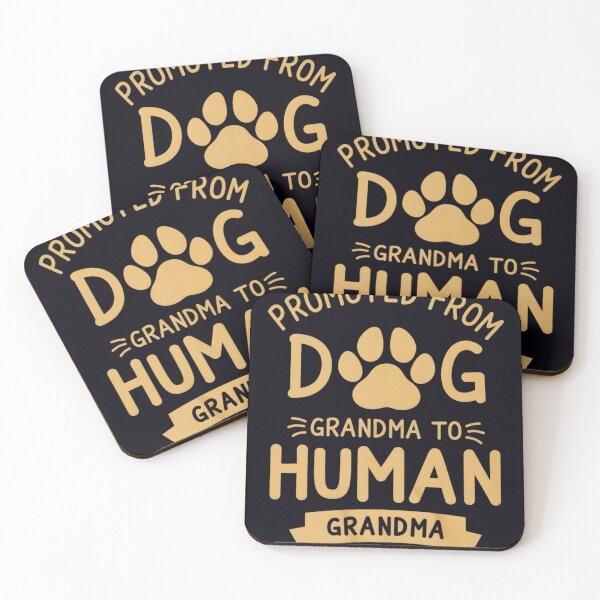 Item preview, Promoted From Dog Grandma To Human Grandma, Grandma, Pregnancy Announcement, Baby Announcement, Funny Grandma Gift designed and sold by DesignDenDo ⭐⭐⭐⭐⭐.