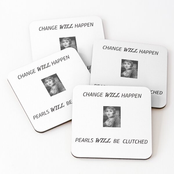 Item preview, Clutching pearls with classic photo designed and sold by sparkysrandom.