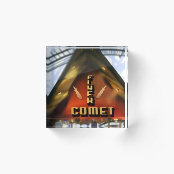 Whalom Park Ride Classics - Flyer Comet Acrylic Block