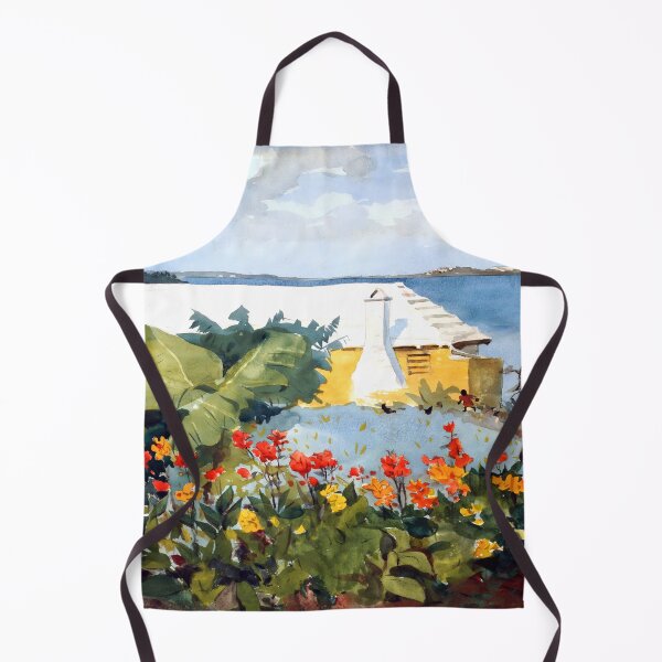 Item preview, Winslow Homer - Bermuda Bungalow and Flower Garden designed and sold by Jon-Baran.