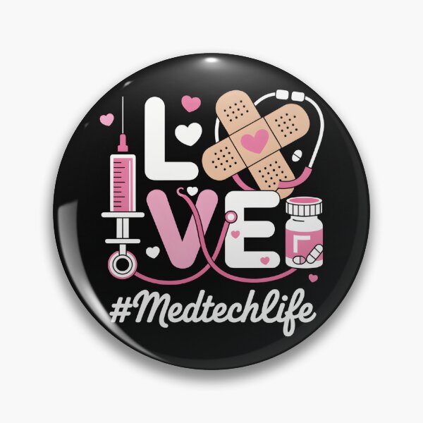 Item preview, LOVE Medtechlife – Healthcare Pride Typography Art designed and sold by SoftyDesigns.
