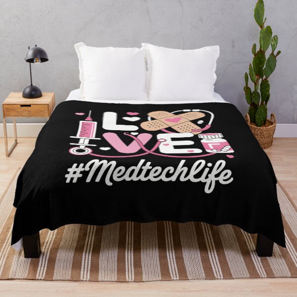 Item preview, LOVE Medtechlife – Healthcare Pride Typography Art designed and sold by SoftyDesigns.