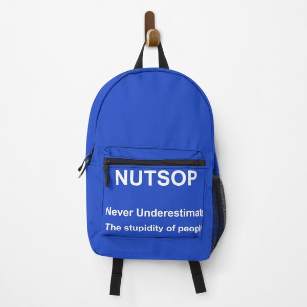 Item preview, NUTSOP in white for dark background designed and sold by sparkysrandom.