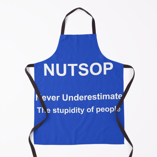 Item preview, NUTSOP in white for dark background designed and sold by sparkysrandom.