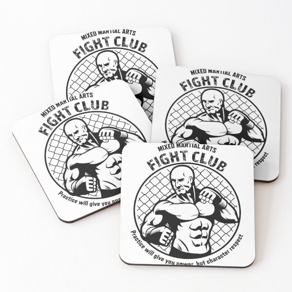 Item preview, MMA - Fight - Club (practice will give you power, but character respect) designed and sold by WackyWorldArt.