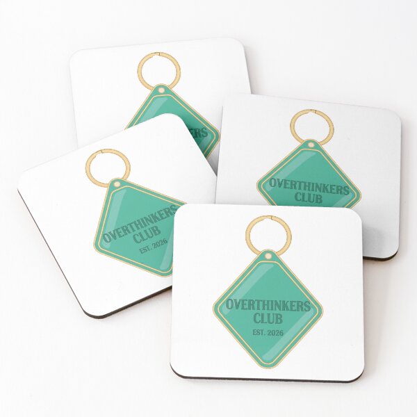 Item preview, Overthinkers Club Key - Retro Motel Keychain Aesthetic designed and sold by BeFaCtO.