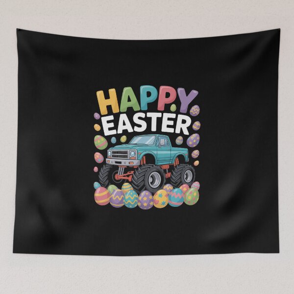 Item preview, Happy Easter Monster Truck Easter Eggs designed and sold by YaulTape.