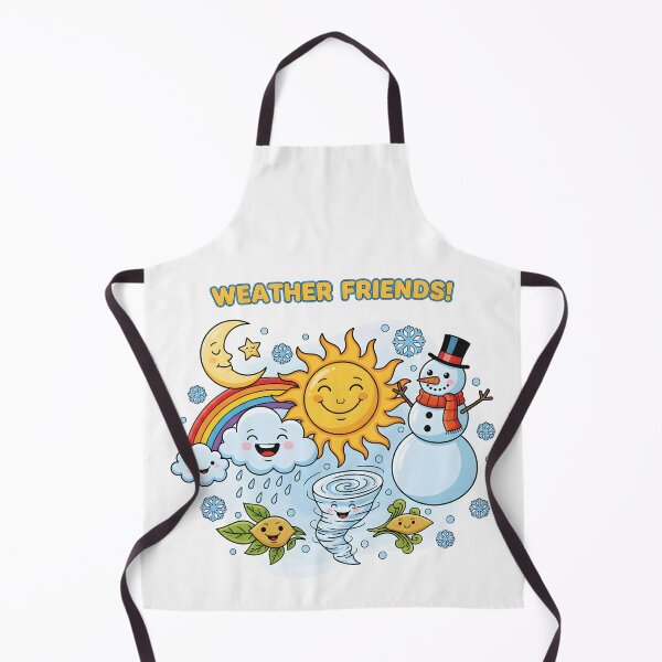 Item preview, cute cartoon weather elements as friends designed and sold by Nikoleta Vukovic.