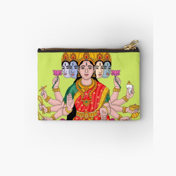 Item preview, Goddess Gayatri Artwork – Divine Mother of Four Vedas designed and sold by Harshit_Digital_Arts.