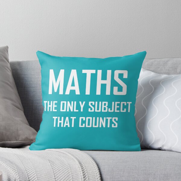 Item preview, Maths, The Only Subject That Counts- Funny Maths Joke designed and sold by the-elements.