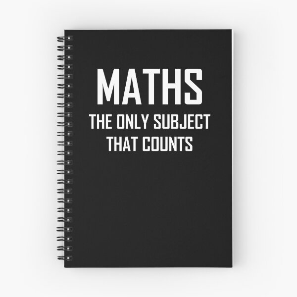 Item preview, Maths, The Only Subject That Counts- Funny Maths Joke designed and sold by the-elements.
