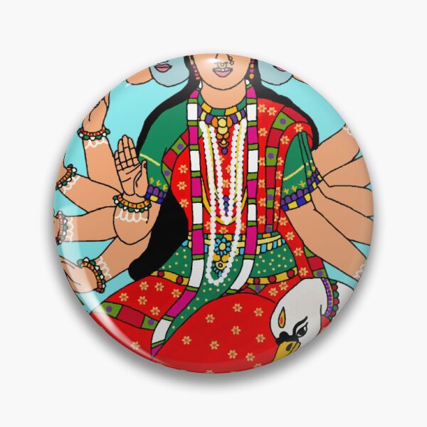 Item preview, Goddess Gayatri Artwork – Divine Mother of Four Vedas designed and sold by Harshit_Digital_Arts.